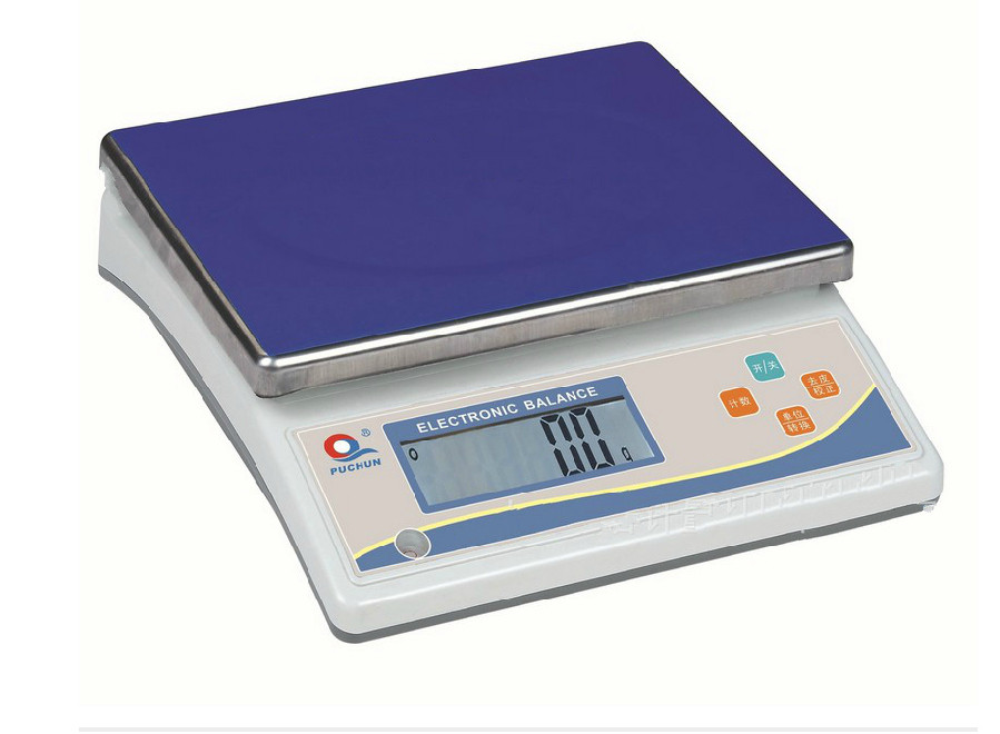 上海浦春电子天平15kg/0.1g电子秤精密电子称计重称天平称电子秤