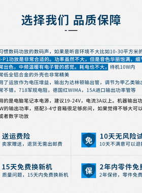 AM-P1 温暖迷人的功放 论美HD1969 LM1875  功放机 蓝牙5.3