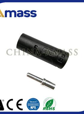 AMASS新品直流插头迭代LCA50连接器 大电流单pin连接