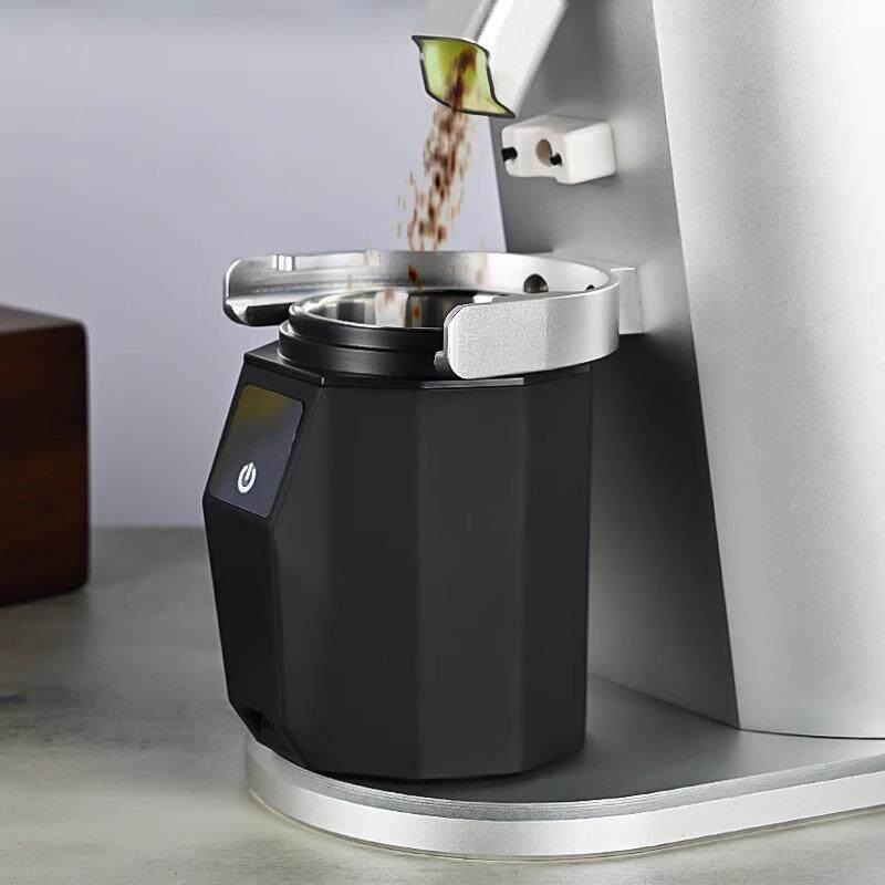 带秤接粉杯咖啡豆称重电子秤手冲意式咖啡落粉器咖啡豆称量杯