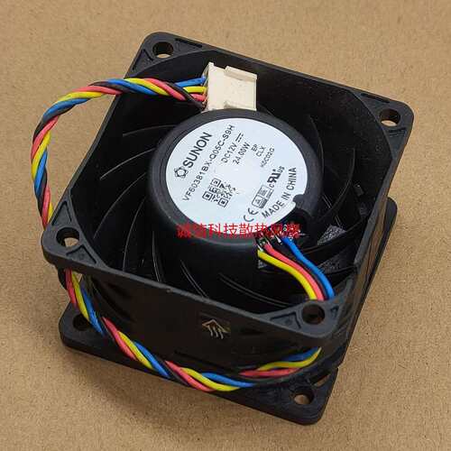 SUNON建准VF60381BX-Q05C-S9H 6038 12V 24.00W服务器散热风扇6CM