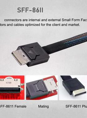 1套 颜色：黑色 材质：PC PCI-E 3.0 M.2 M-key 转 Oculink SFF-8