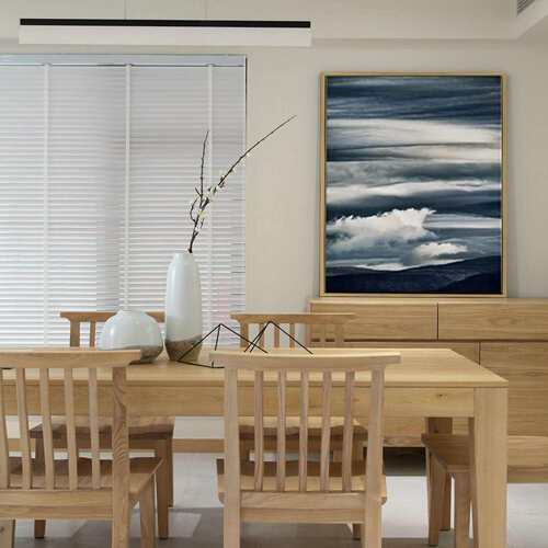 现代简约手绘油画 抽象美式艺术客厅装饰画 沙发背景轻奢墙画挂画