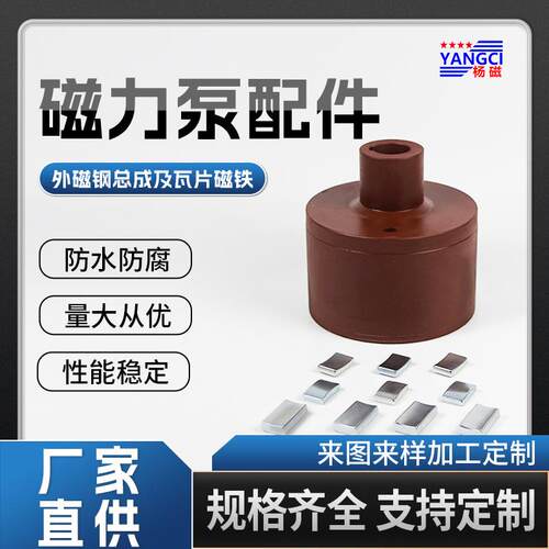 CQB不锈钢磁传动泵磁力驱动化学化工无泄漏泵配件及内外总成