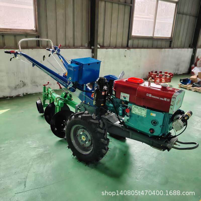 15马力配套圆盘犁旋耕机尾座车斗151底盘手扶拖拉机冷凝手扶车