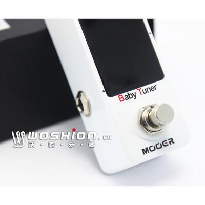 MOOER魔耳Baby Tuner 电箱贝司电吉他单块调音器校音表