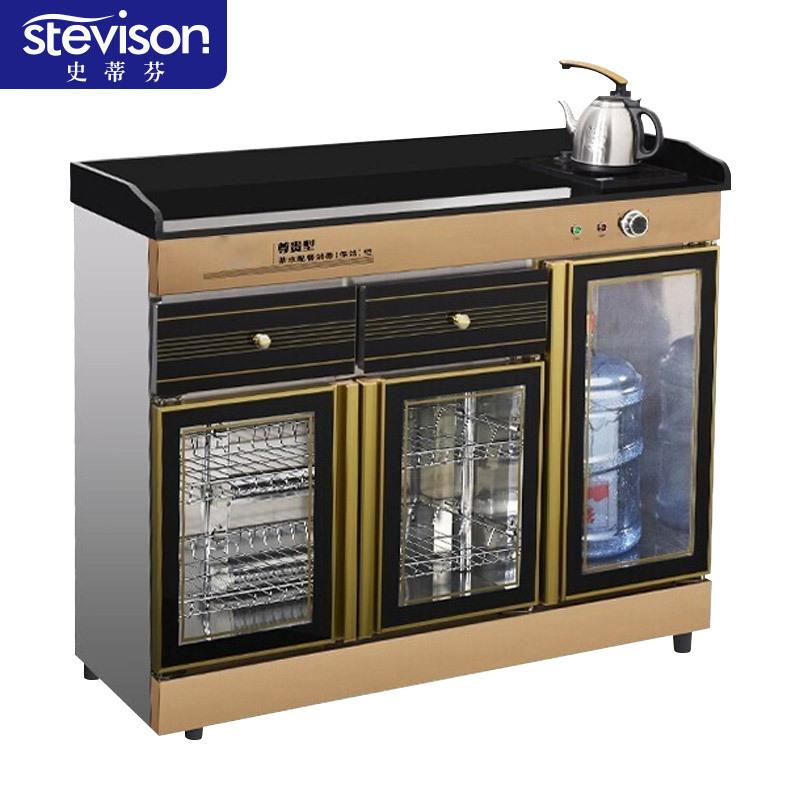 史蒂芬Stevison 茶水消毒柜带烧水壶SDF-GTP1300AM 土豪金500L
