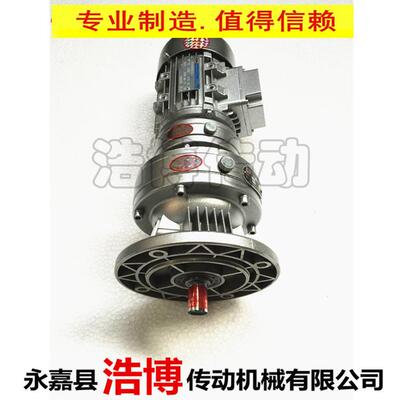 厂家直销微型摆线减速机WBE1065-1510双轴型 不带电机做连接法兰