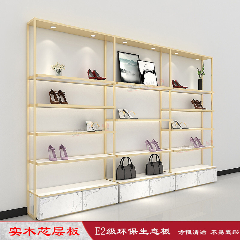 鞋店鞋架展示架展柜店铺用商用商场展示柜童鞋包包鞋子货架装修