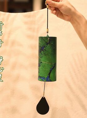 唱诵风铃瑜伽冥想手摇铃彩色风铃五色和弦铃P铛阳台挂饰小众乐器