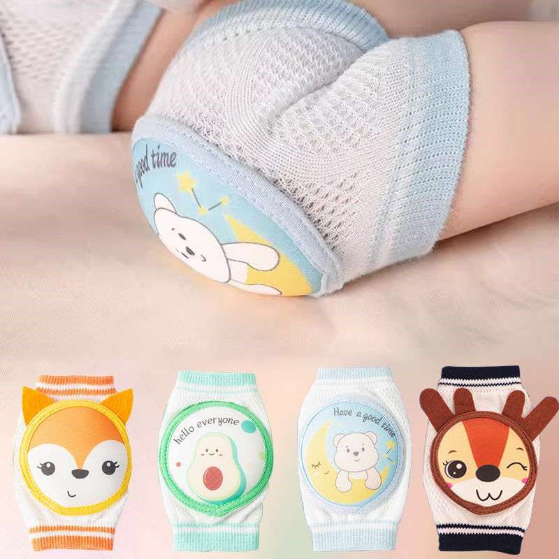 儿童护膝夏季薄款宝宝婴幼儿防摔防滑护垫护M套护肘爬行学步护膝