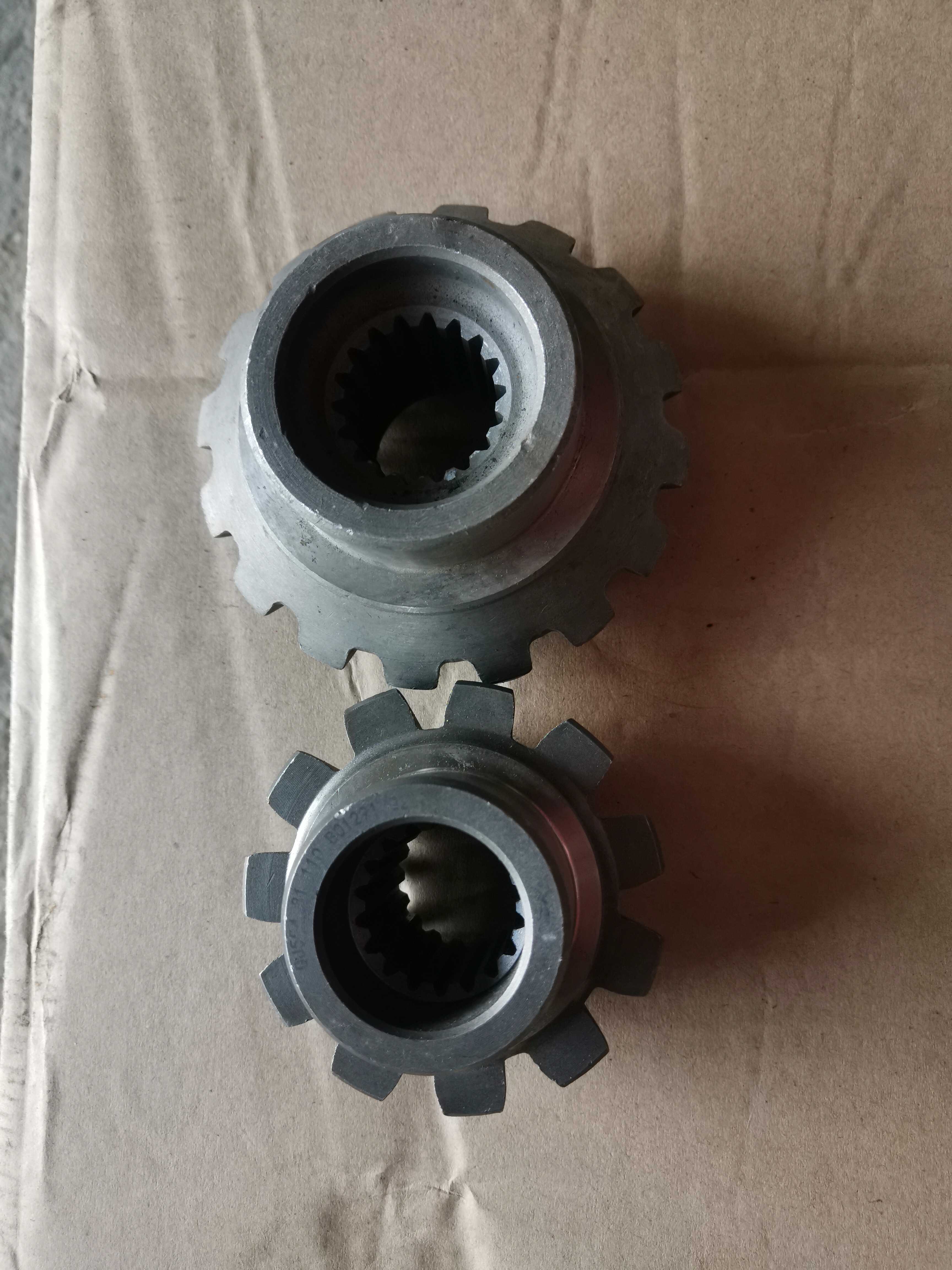 福田雷沃欧豹524/554拖拉机前桥前驱动边减立W轴半轴大小齿轮
