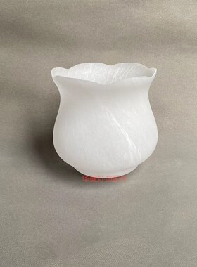 灯饰配件吊灯壁灯台灯花边玻璃灯罩配件客厅卧室eS27灯头孔替换罩