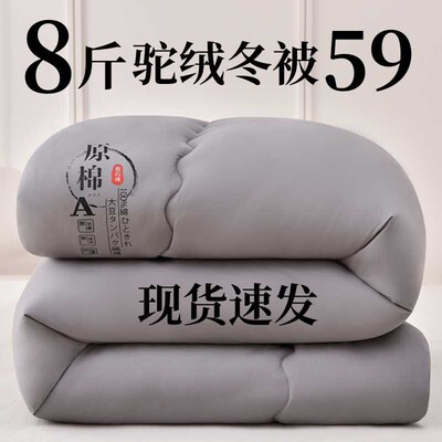 驼毛被子加厚保暖冬被单人学生宿舍驼绒被芯O双人春秋被空调被褥