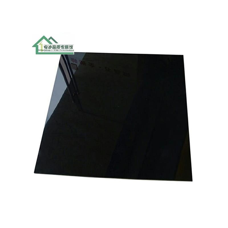 新款纯白微晶石客厅地面砖800x800背景墙黑色微晶玉防滑地板600x1