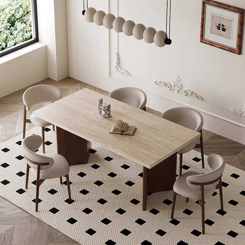 意式法式实木岩板餐桌椅餐桌复古简约现代家用组合长方形小户型桌,模玩/动漫/周边/娃圈三坑/桌游,模型制作工具/辅料耗材,淘宝优惠券,粉丝福利购,淘宝优惠卷