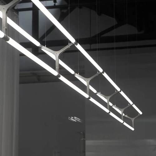 北欧长条吧台餐厅组合吊灯设计师工作室灯具酒店前台会议室马扎灯