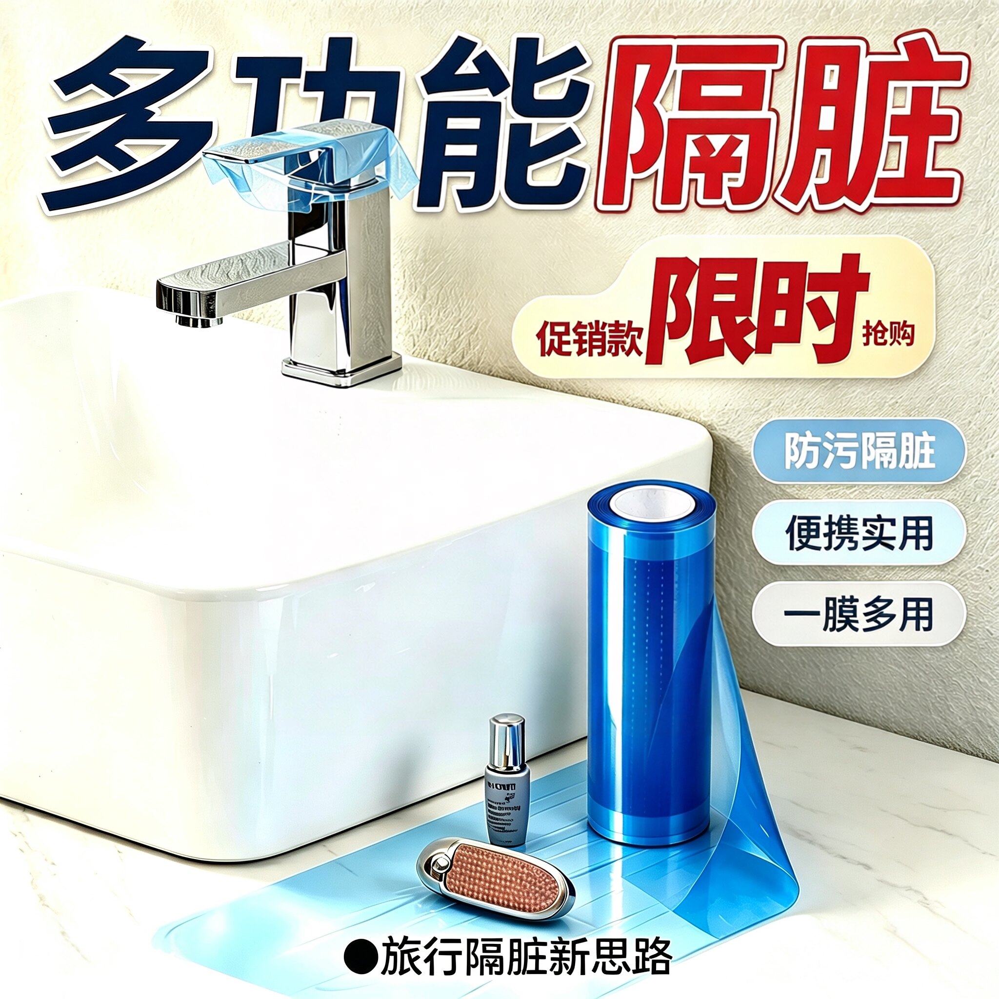 旅行便携一次性隔脏膜马桶垫