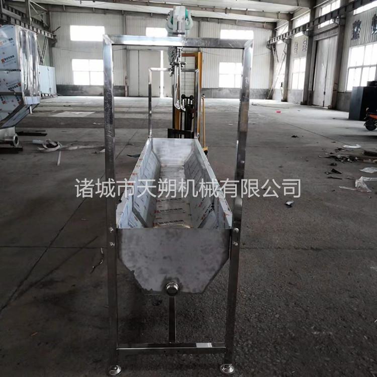 鸡鸭鹅宰杀内脏槽 掏脏沥血槽 白条分割槽 宰鸭神器不锈钢每米