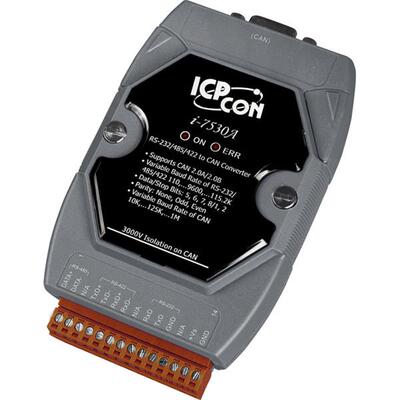 1个RS232/RS485/RS422转CAN转换器支持ModbusRTU转CAN