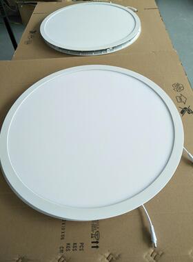 LED面板灯30W36W40W48W400mm500mm600mm圆形方形可控硅调光面板灯