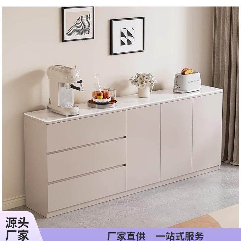 实木餐边柜岩板茶水柜靠墙一体现代简约厨房橱柜客厅置物柜储物柜,3C数码配件,USB灯,淘宝优惠券,粉丝福利购,淘宝优惠卷