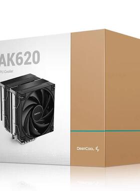 九州风神冰立方AK620/500双塔镀镍铜管12cm风扇静音电脑cpu散热器