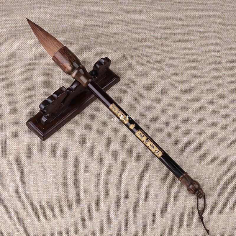 蒜头碗笔羊毫狼毫毛笔头大锋短楹联笔斗笔大字提斗善琏湖