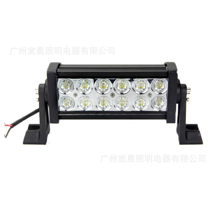 36W LED长条灯工作灯 汽车越野车牧马人前杠灯中网灯引擎盖灯