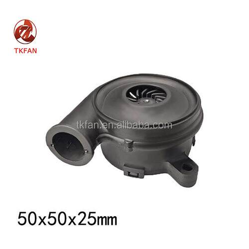 中国工厂高品质低噪音50X25mm毫米5025鼓风机高静压离心风扇12V 2