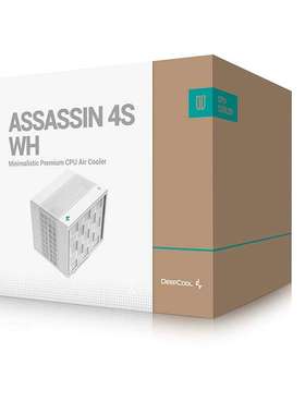 九州风神阿萨辛4S 白色CPU散热器14cm风扇7热管台式机电脑1700AM5