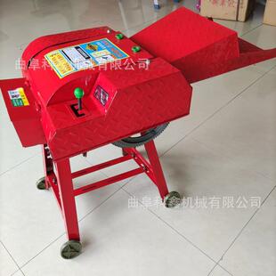两相电家用小型铡草机高产多功能切段机农场养殖卧式牛羊碎草机
