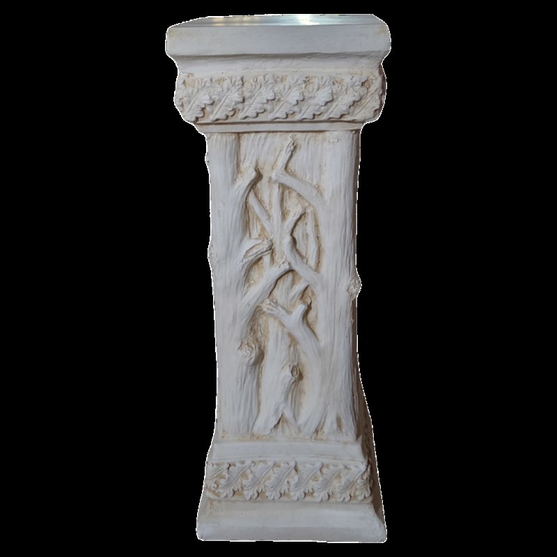 玻璃钢复古罗马柱花o盆底座花架装饰柱子落地摆件雕像底座
