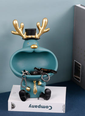 客厅钥匙摆放台入门玄关柜放钥匙神器北欧轻奢玄T幻收纳摆件饰品