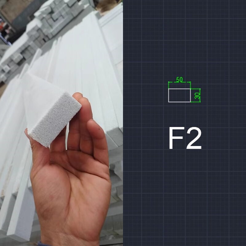 发泡陶瓷线条eps窗套线外墙装饰线条浮雕别墅Q檐线腰线罗马柱定制