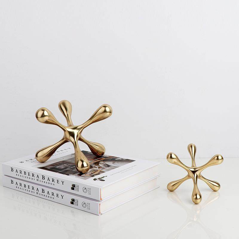 现代简约金色摆件办公室客厅装饰样板间摆设桌面笔托镇纸压书热销,家居饰品,装饰摆件,淘宝优惠券,粉丝福利购,淘宝优惠卷