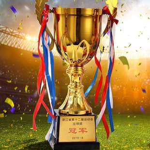 亚马逊金属奖杯金银铜奖杯学校运动会比赛奖杯公司年会奖杯