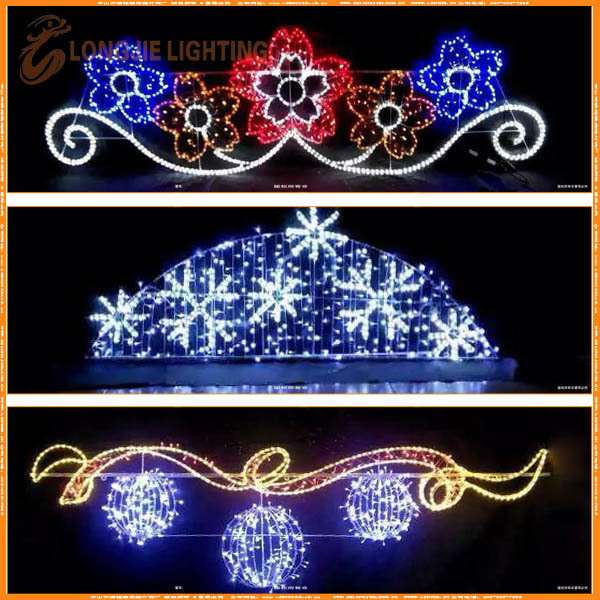 LED跨街灯 LED横街灯 LED过街灯画 步行街横跨灯