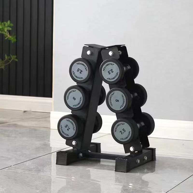 拧盖子纯钢配重50kg健身房哑铃pu男士泰诺健专用固定头