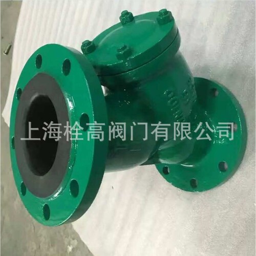 厂家供应 GL41J-16C衬胶法兰Y型过滤器 衬氟Y型过滤器产品
