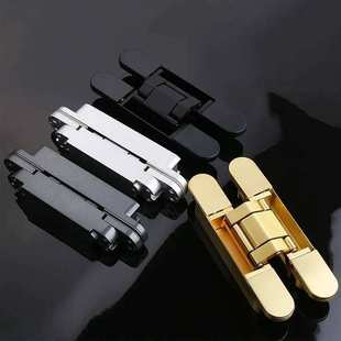 Manufacture Adjustable Rotate hinge For Hotel wood door 隐藏