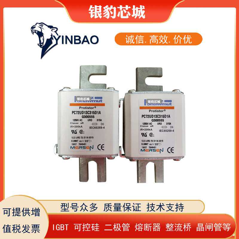 PC72UD13C500D1A V300559 PC72UD13C550D1A W300560熔断器现货
