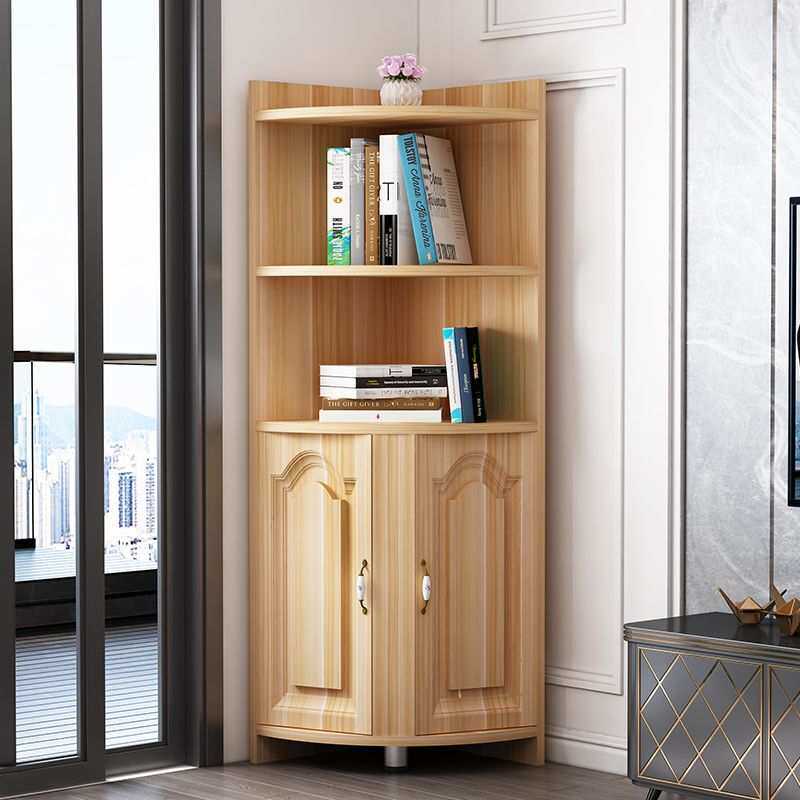 实木生态板客厅卧室阳台欧式三角柜墙角转角拐角落柜置物架储物柜