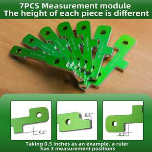 木工台锯高度规 量具 高度测量块 EANOSIC Setup Blocks Height G