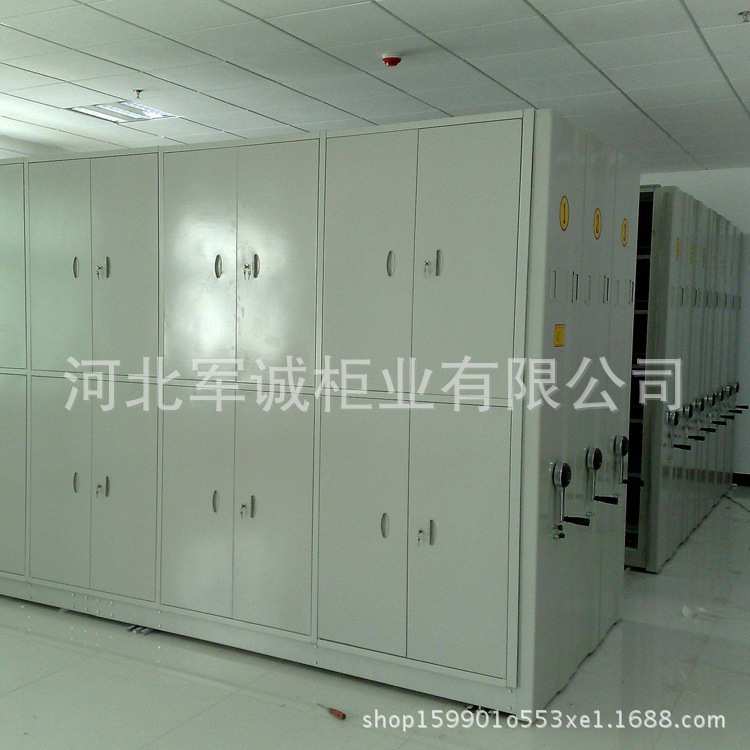 河北军诚 档案室密集柜 钢制密集架 加厚六层档案密集柜