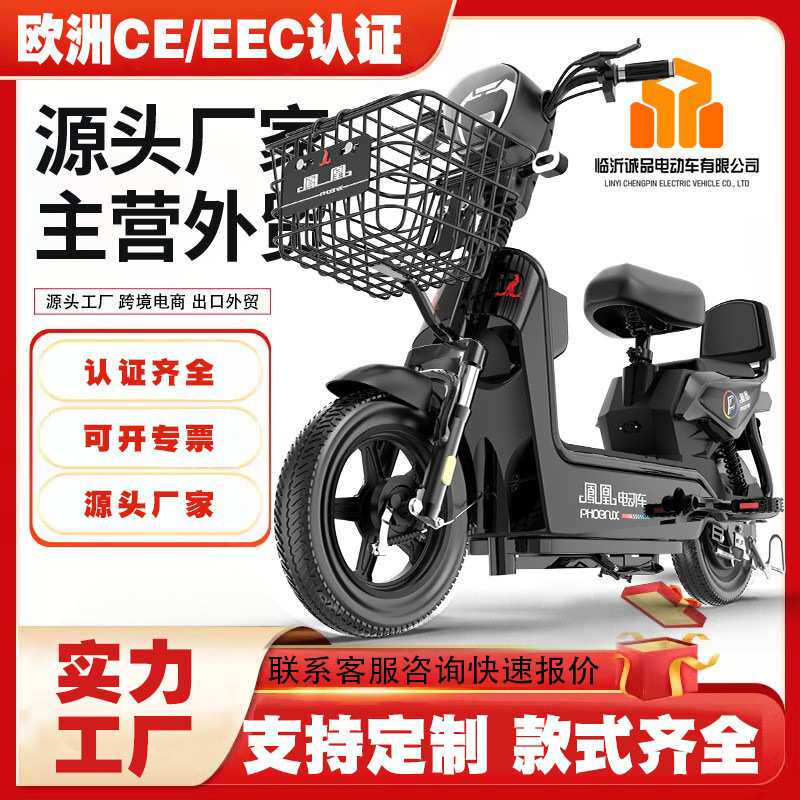 出口外贸新国标电动车跨境新款男女代步上班通勤两轮电瓶车长续航