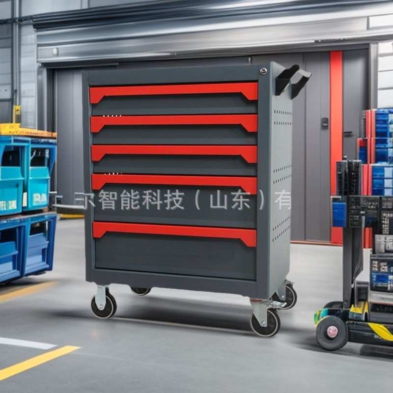 工厂定制机床五抽屉工具车多功能移动推车钳工维修车间汽修工具柜