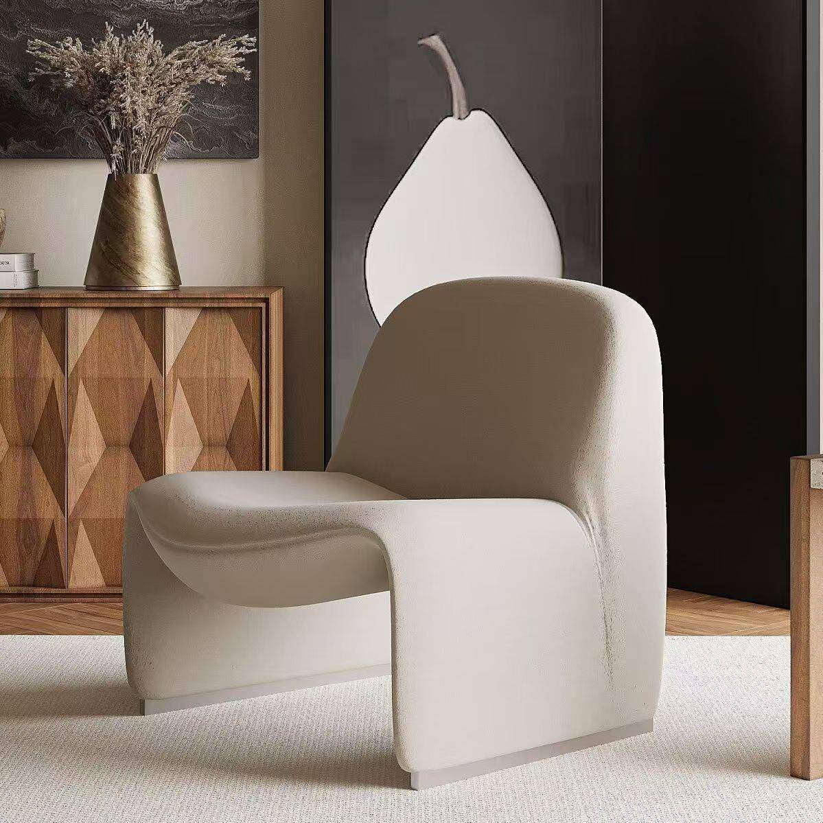 北欧单人沙发网红创意设计师款山丘椅现代简约家用客厅休闲沙发椅