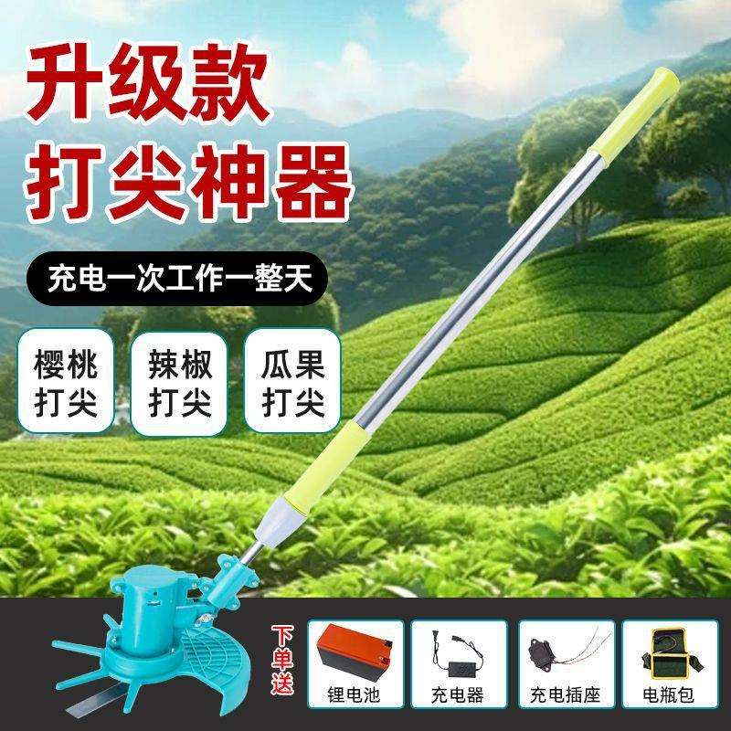 新款打尖机农业辣椒葡萄打头器香瓜豆角电动打尖器