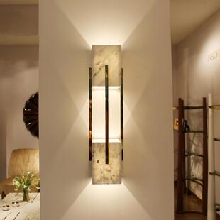 2022轻奢大理石氛围灯具极简现代简约客厅灯楼梯过道创意墙壁灯